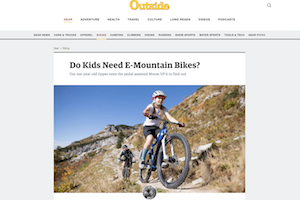 Do Kids need E-Mountain Bikes